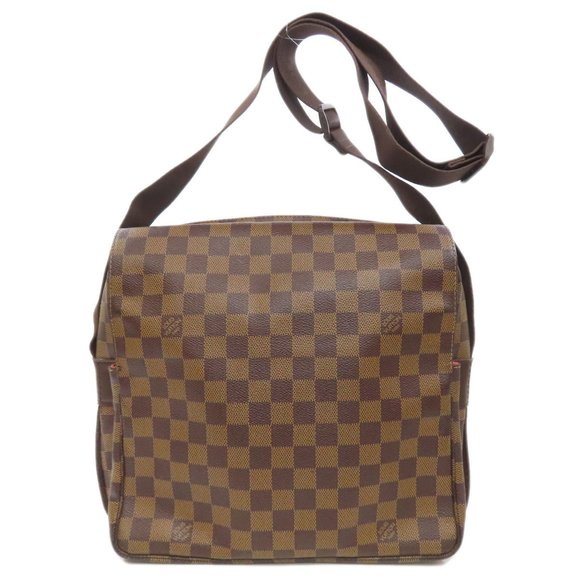 Louis Vuitton M45255 Naviglio Shoulder Bag Damier Canvas Women's LOUIS VUITTON - Picture 1 of 10